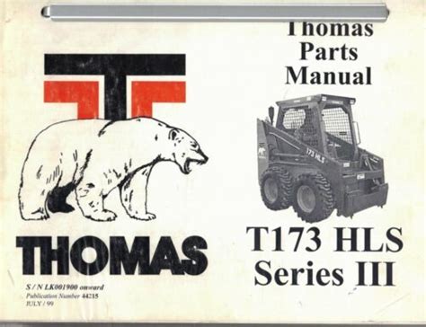 thomas t173 hls manual